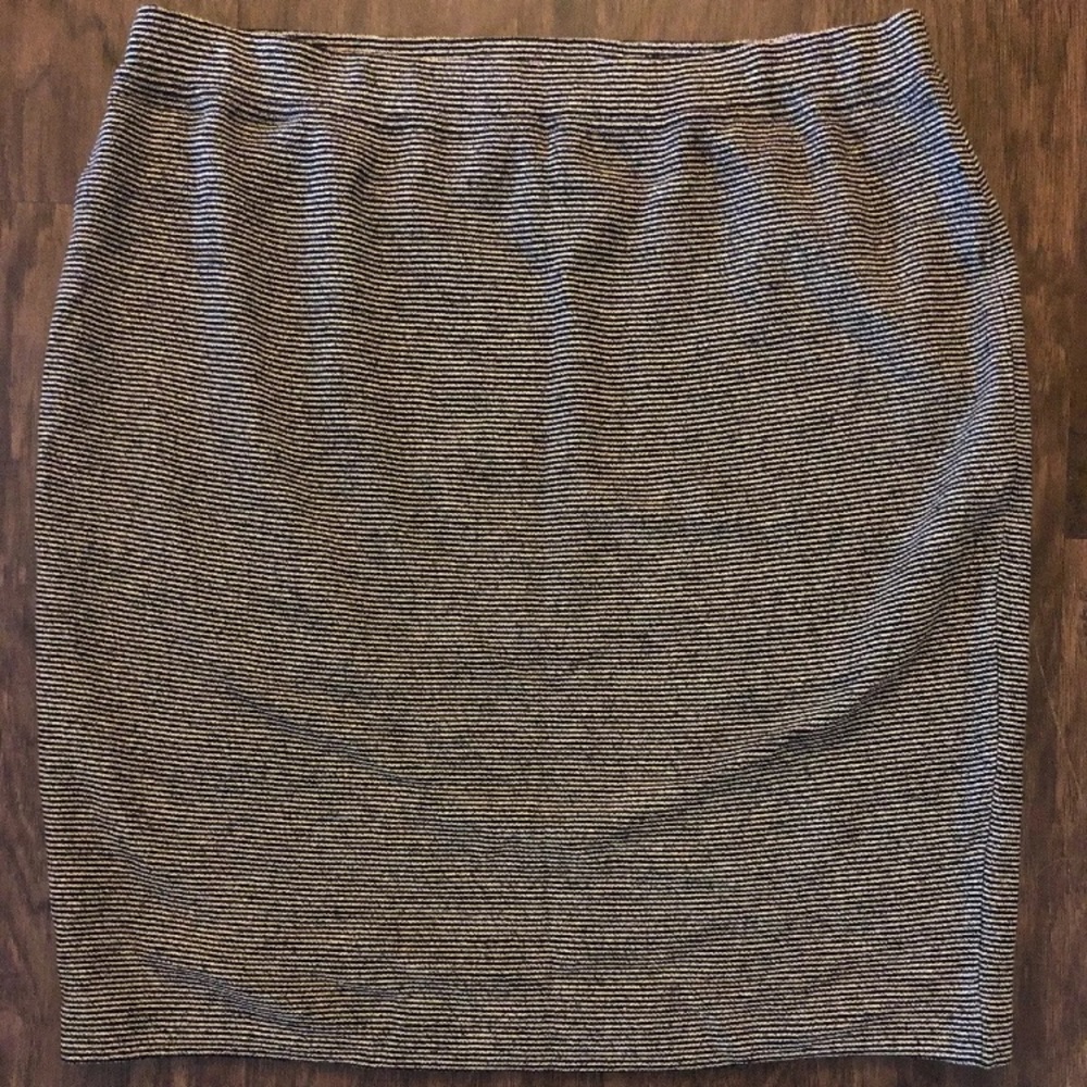 St. John Striped Skirt